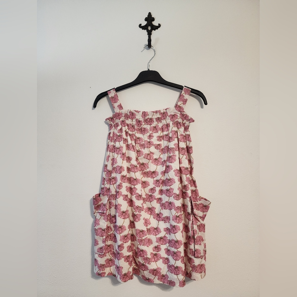 ZARA Pink Floral Kids Summer Dress